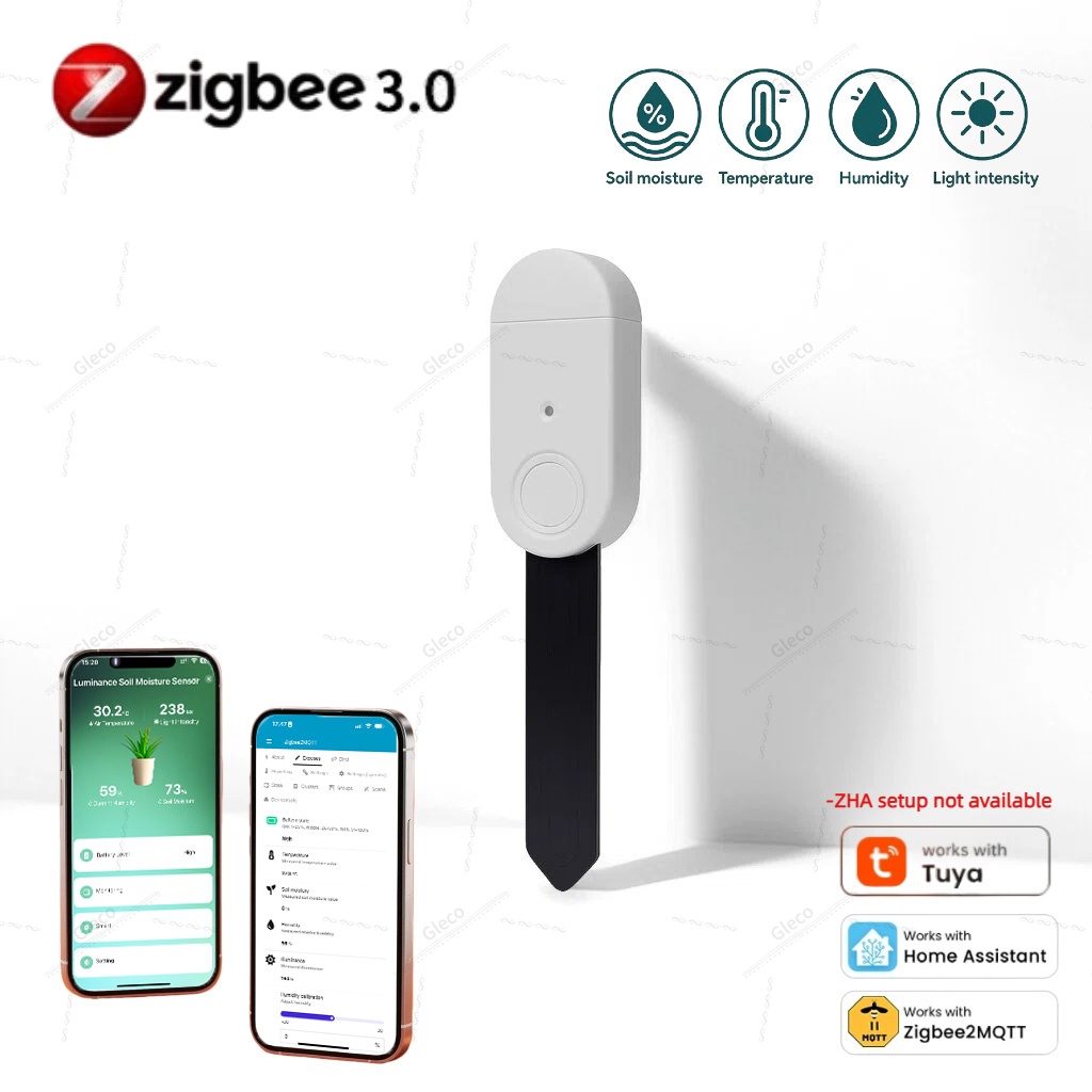 Smart Garden Light - Czujnik wilgotności gleby, temperatury i natężenia