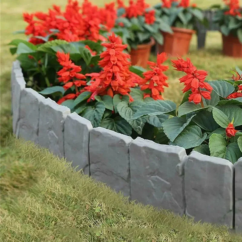 Smart Garden Edging - Krawędź ogrodowa Efekt kamienia Ogrodzenie ogrodowe