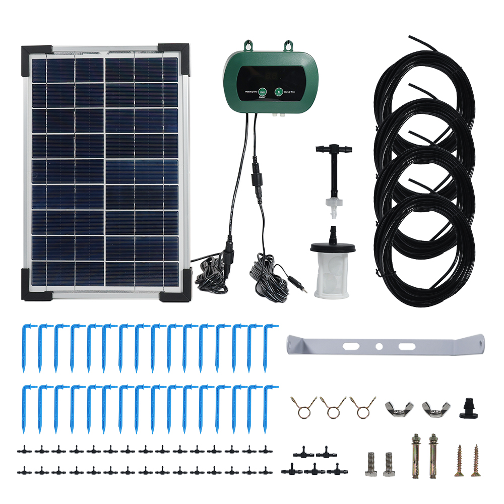 Smart Garden - Sprzęt do hydroponiki solarnej, mikropompy kropelkowe,