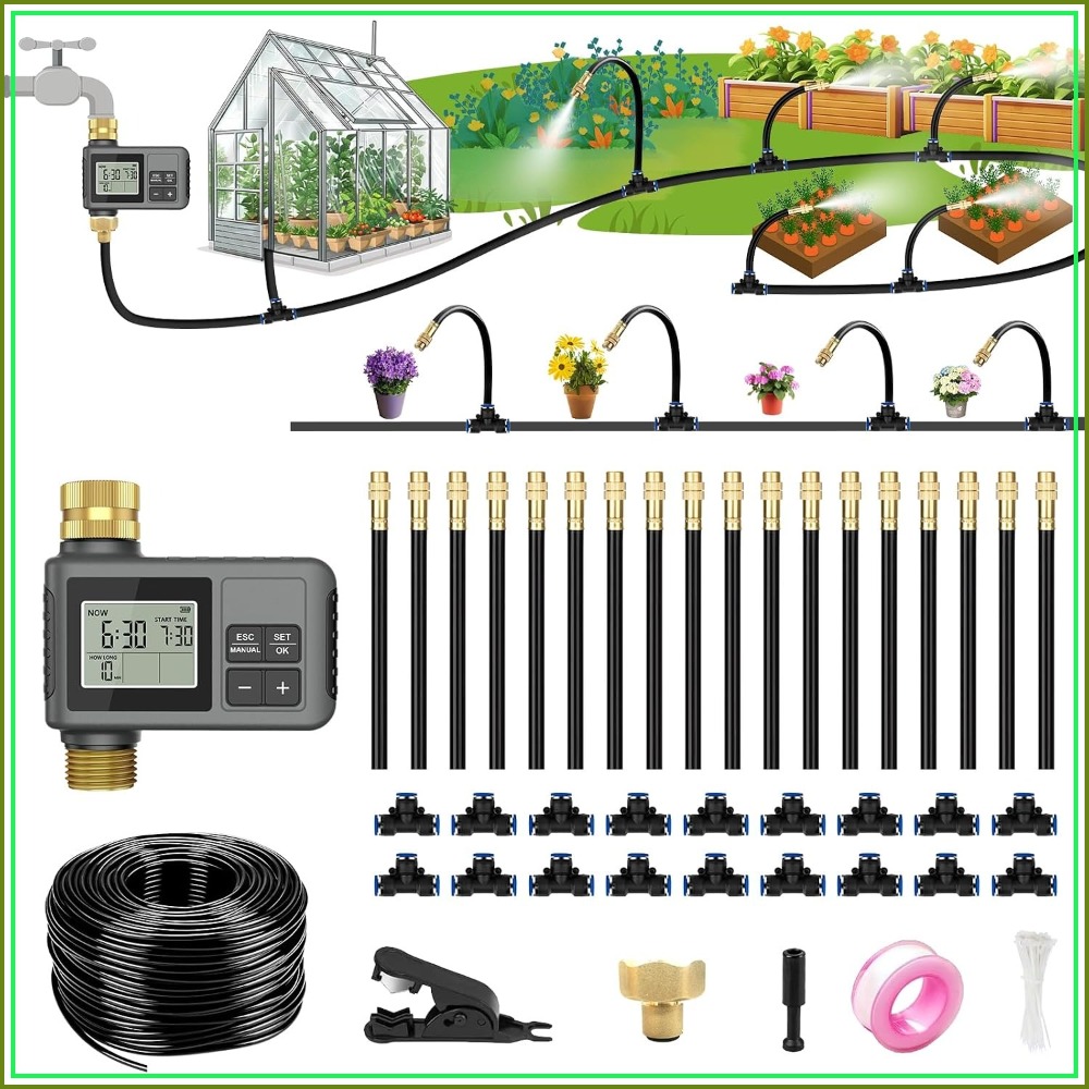 Smart Garden Raised Bed - System nawadniania kropelkowego 60FT z inteligentnym