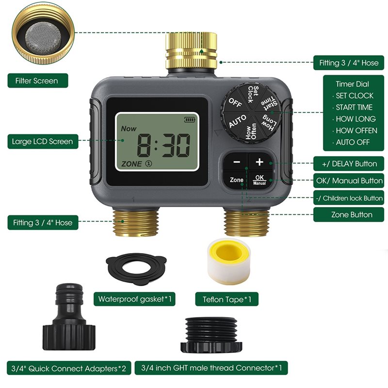 Timer do nawadniania ogrodu z  – Smart Garden Valve recenzja i cena