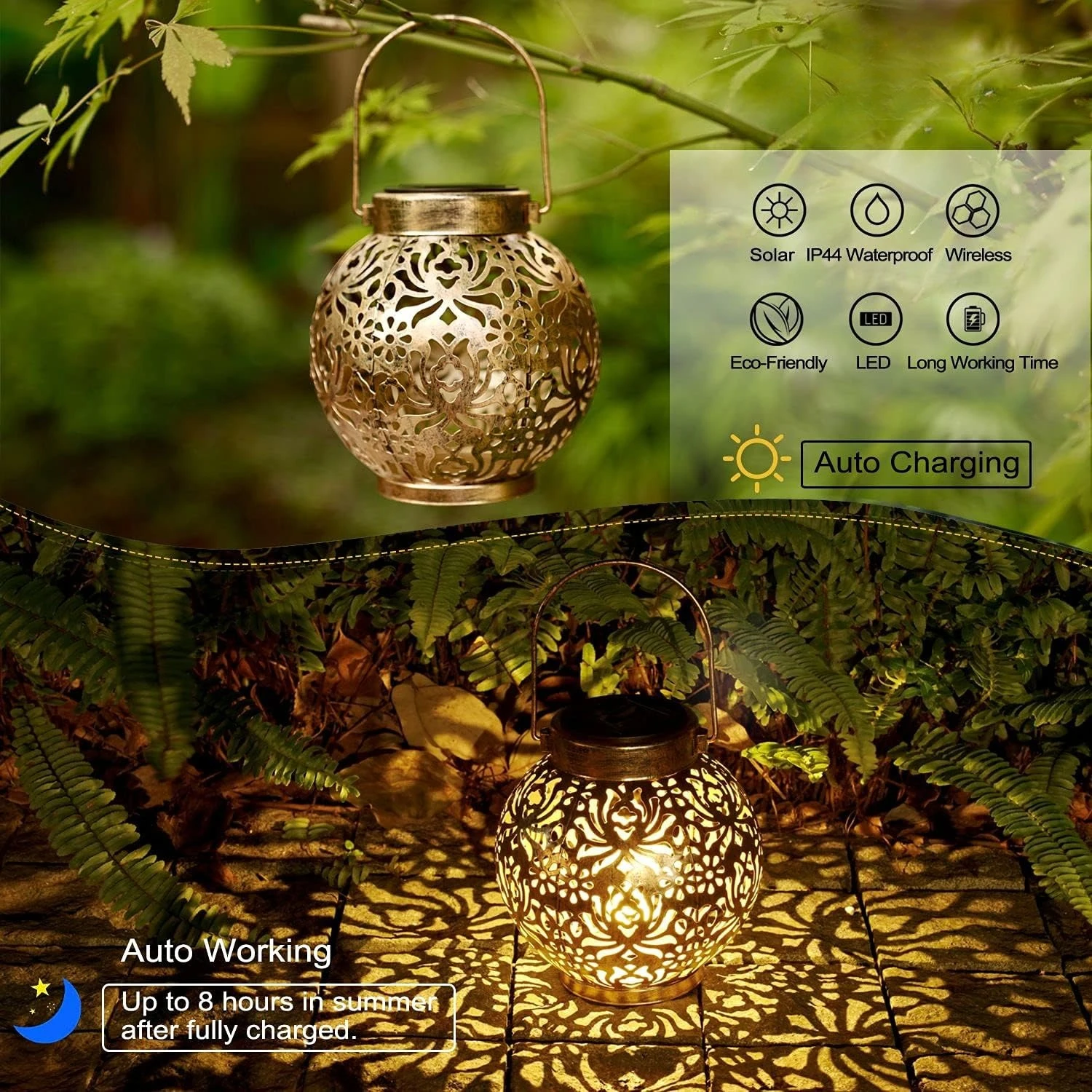 1-6 SZT. Marokańskie Lampiony  – Smart Garden Light recenzja i cena